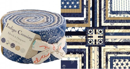 Indigo Crossing Moda Jelly Roll-0