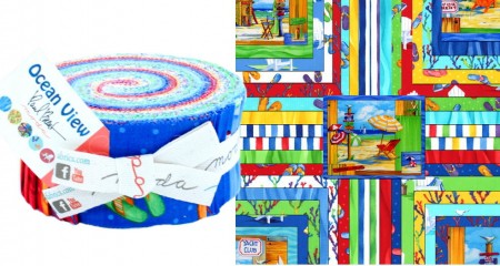 Ocean View Moda Jelly Roll-0