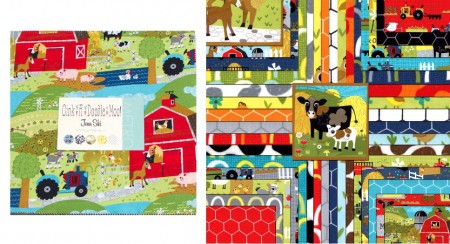 Oink A Doodle Moo Moda Layer Cakes-0