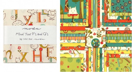 Mind Your P's and Q's 5" Charm Pack-0