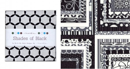 Shades of Black 5" Charm Pack-0
