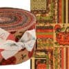 Posh Pumpkins Moda Jelly Roll-0