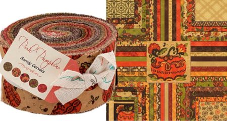 Posh Pumpkins Moda Jelly Roll-0