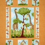 Zoe Quilt Craft Fabric Panel + FREE-0