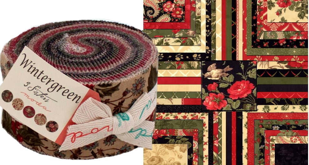 A Christmas Carol Jelly Roll Reservation | 3 Sisters for Moda Fabrics