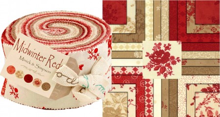 Midwinter Reds Moda Jelly Roll-0