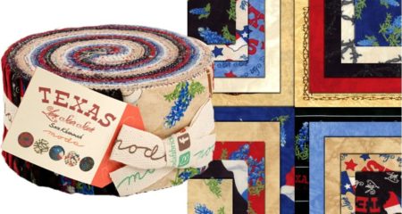 Texas Lone Star State Moda Jelly Roll-0