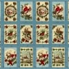 Seasons Greetings Fabric Panel - Ice Blue-0