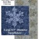 Let it Snow Fabric Panel - Navy-0