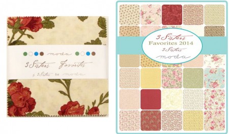 3 Sisters Favorites 5" Charm Pack-0