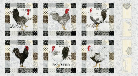El Gallo Fabric Panel - Ivory-0