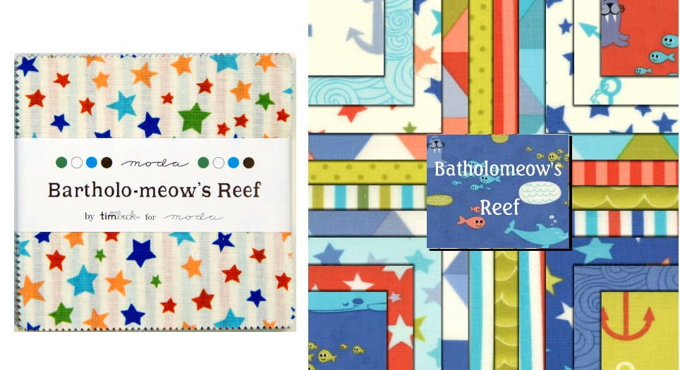 Bartholomeows Reef 5" Charm Pack