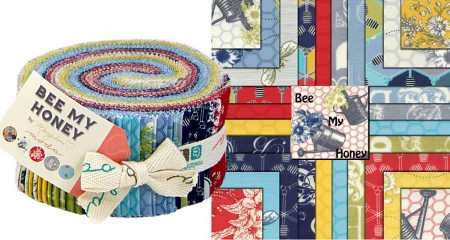 Bee My Honey Moda Jelly Roll-0