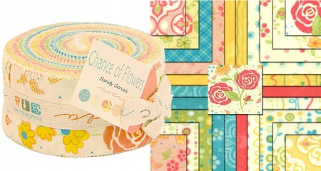 Chance of Flowers Moda Jelly Roll-0