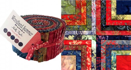 Woodland Summer Batiks Moda Jelly Roll-0
