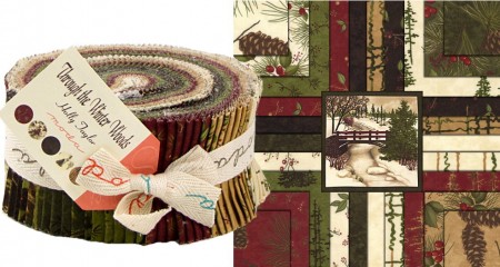 Through the Winter Woods Moda Jelly Roll-0