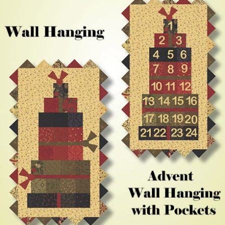 Pine Fresh Advent or Wallhanging Quilt Kit-0
