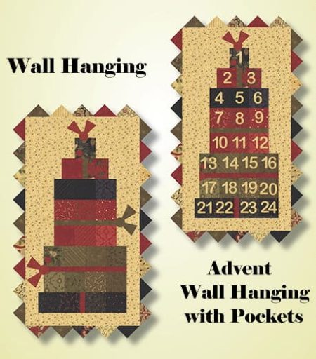 Pine Fresh Advent or Wallhanging Quilt Kit-0