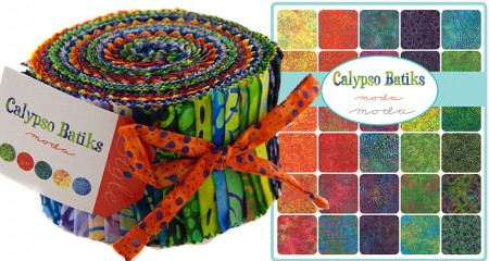 Calypso Batiks Moda Jelly Roll-0
