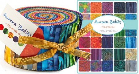Aurora Batiks Moda Jelly Roll-0