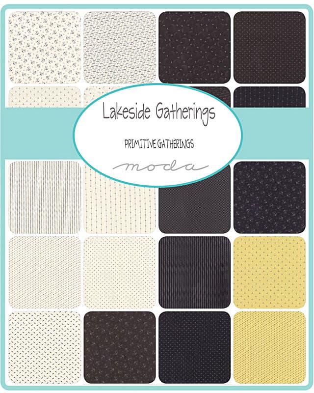 Moda Fabric Garden Gatherings Jelly Roll by Primitive Gatherings 49170