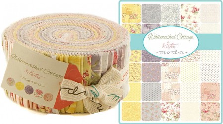 Whitewashed Cottage Moda Jelly Roll-0