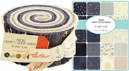 More Hearty Good Wishes Moda Jelly Roll-0