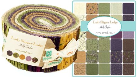 Lady Slipper Lodge Moda Jelly Roll-0