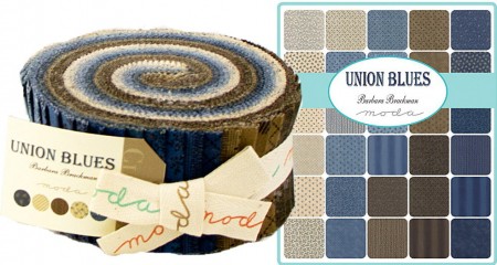 Union Blues Moda Jelly Roll-0