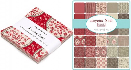 Joyeux Noel 5" Charm Pack-0