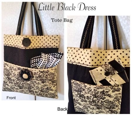 Little Black Dress Tote Bag Kit -0