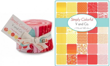 Simply Colorful / Red Moda Junior Jelly Roll-0