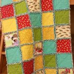 Funky Monkey Prefringed FLANNEL Rag Quilt Kit-0