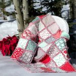 WINTERBERRY Prefringed Rag Quilt Kit-0