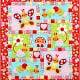 BUGSY Red Crib Size Quilt KIT-0