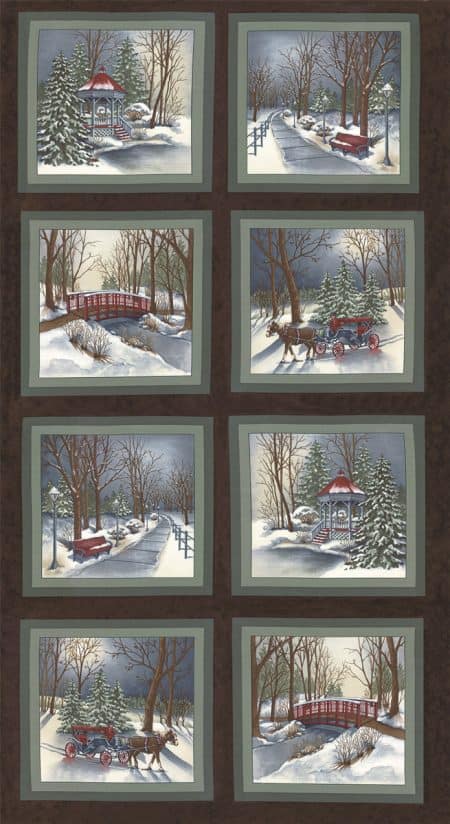 Town Square Fabric Panel -0