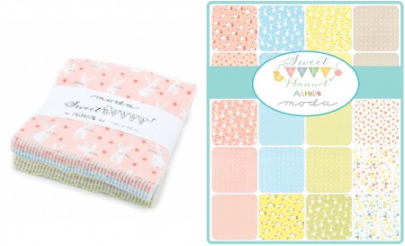 Sweet Baby 5" FLANNEL Charm Pack-0