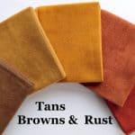 Flannel Browns to Rust FQ Bundle + BONUS: 2 Quilt Patterns-0