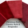 Flannel Reds & Burgundys FQ Bundle + BONUS: 2 Quilt Patterns-0