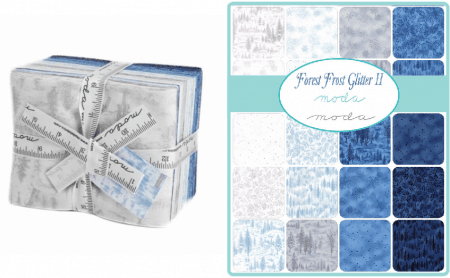 Forest Frost Glitter II Fat Quarter Bundle-0