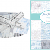 Forest Frost Glitter II Moda Jelly Roll-0