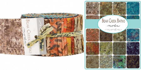 Bear Creek Batiks Moda Jelly Roll-0