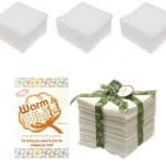 Warm & White Cotton Batting Squares 5 Inch-0