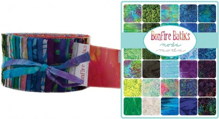Bonfire Batiks Moda Jelly Roll-0