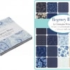 regency blue charm pack - moda fabric