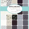 White Christmas Metallic Moda Swatch
