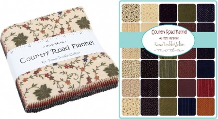 Country Road Flannel 5" Charm Pack-0