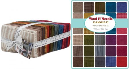 Wool Needle VI Flannel Fat Eighth Bundle 1/8