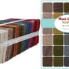Wool Needle VI Moda Flannel Fat Quarter Bundle 1/4