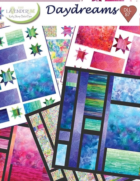 Daydreams Quilt Book by Lavender Lime featuring Gradients by Moda. DLL 87-0